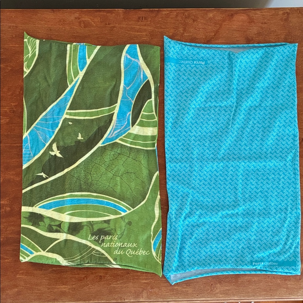 2 neck gaiter / headband Parcs Québec!